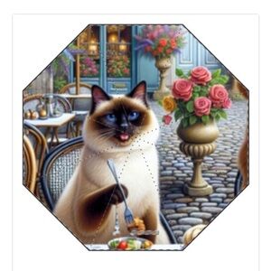 Colorful Cat Umbrella